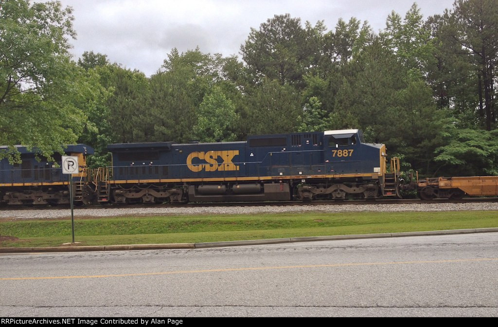 CSX 7887 is second